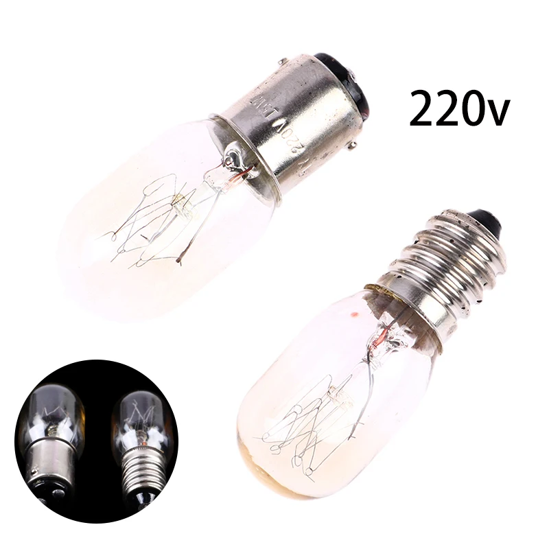 15W BA15D E14 220v Sewing Machine Bulb Incandescent Lamp Corn LED Fridge Light Bulb Led Light Bulb For Sewing Machine Supplies