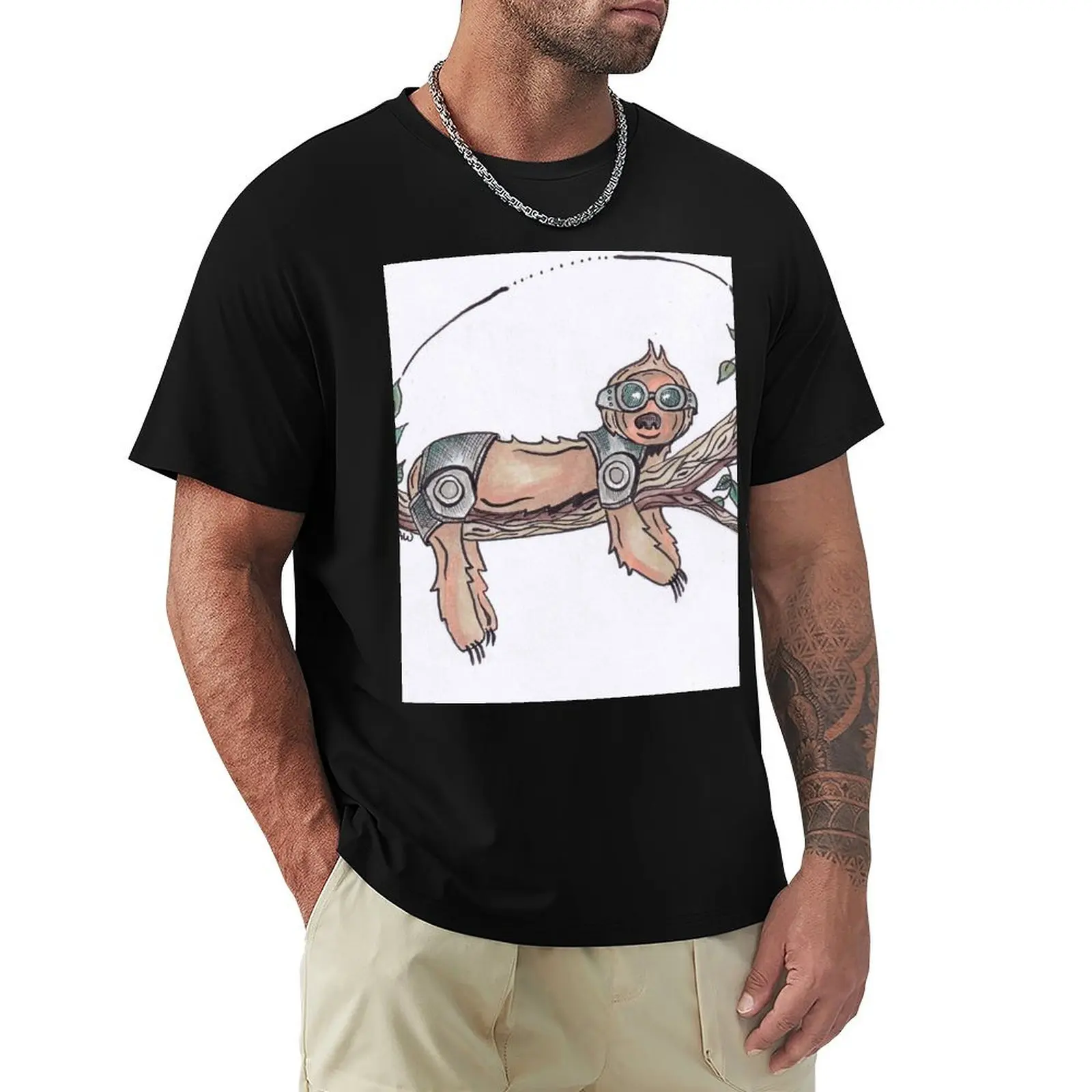 

Onion the Sloth T-Shirt fashion shirts tops Clothing mens funny t shirts