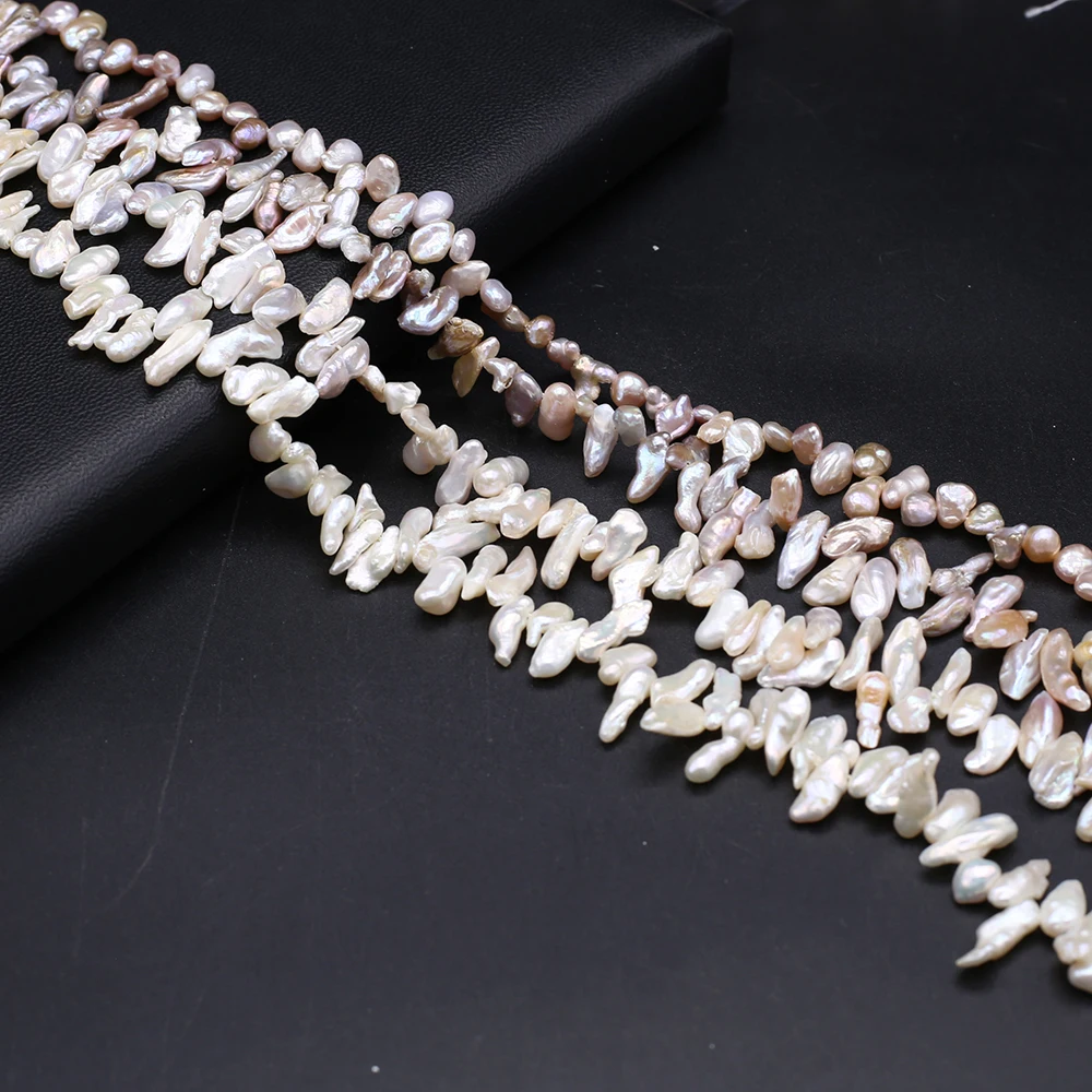 

8-10mm Natural Freshwater Pearl Irregular Shape Recycled Beads for Jewelry Making Supplies DIY Women Necklace Bracelet Accessory