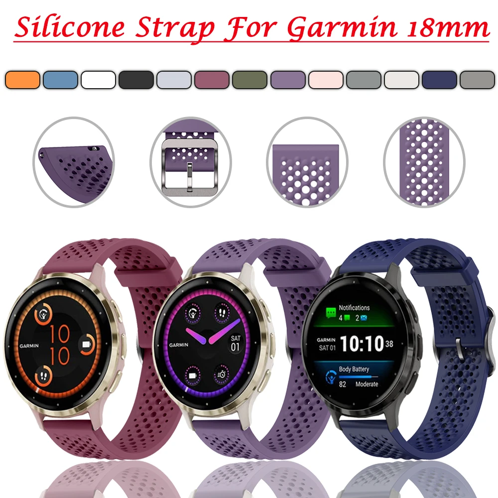 18Mm Silicone Strap… - image