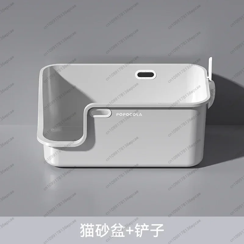 

For Oversized Litter Box Giant Full Open Anti-Splash 80cm Extra Large Cat Toilet Maine Coon