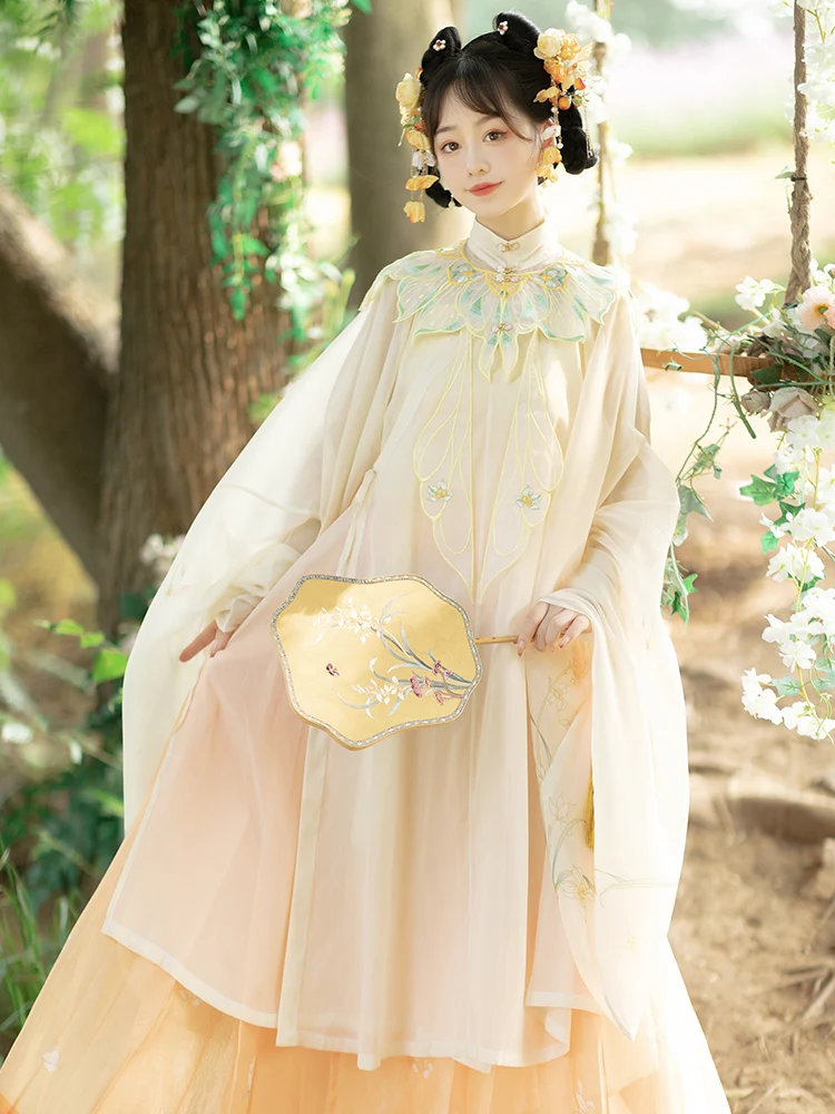 2023 Chinese Fairy Costume Wide Sleeve Children Tradtional Hanfu Ancient Princess Cosplay Outdoor Shooting Hanfu Dress for Women