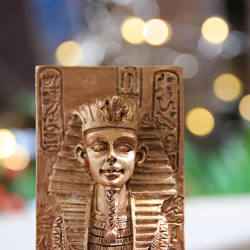 Cake Fondant Mold Aromatherapy Gypsum Decoration Egyptian Pyramids Pharaoh Sphinx Shape