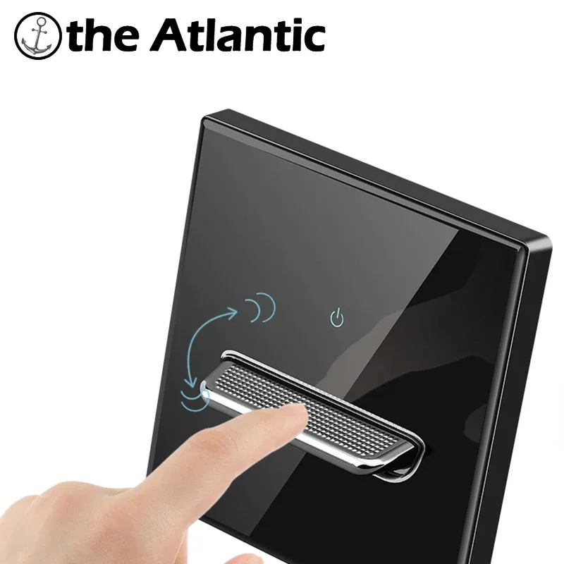 

Wall Light Switches1 2 3 4 Gang 1 2 3 Way Light Switch With LED Indicator Intermediate Switch Reset Switch Black Glass Panel 16A