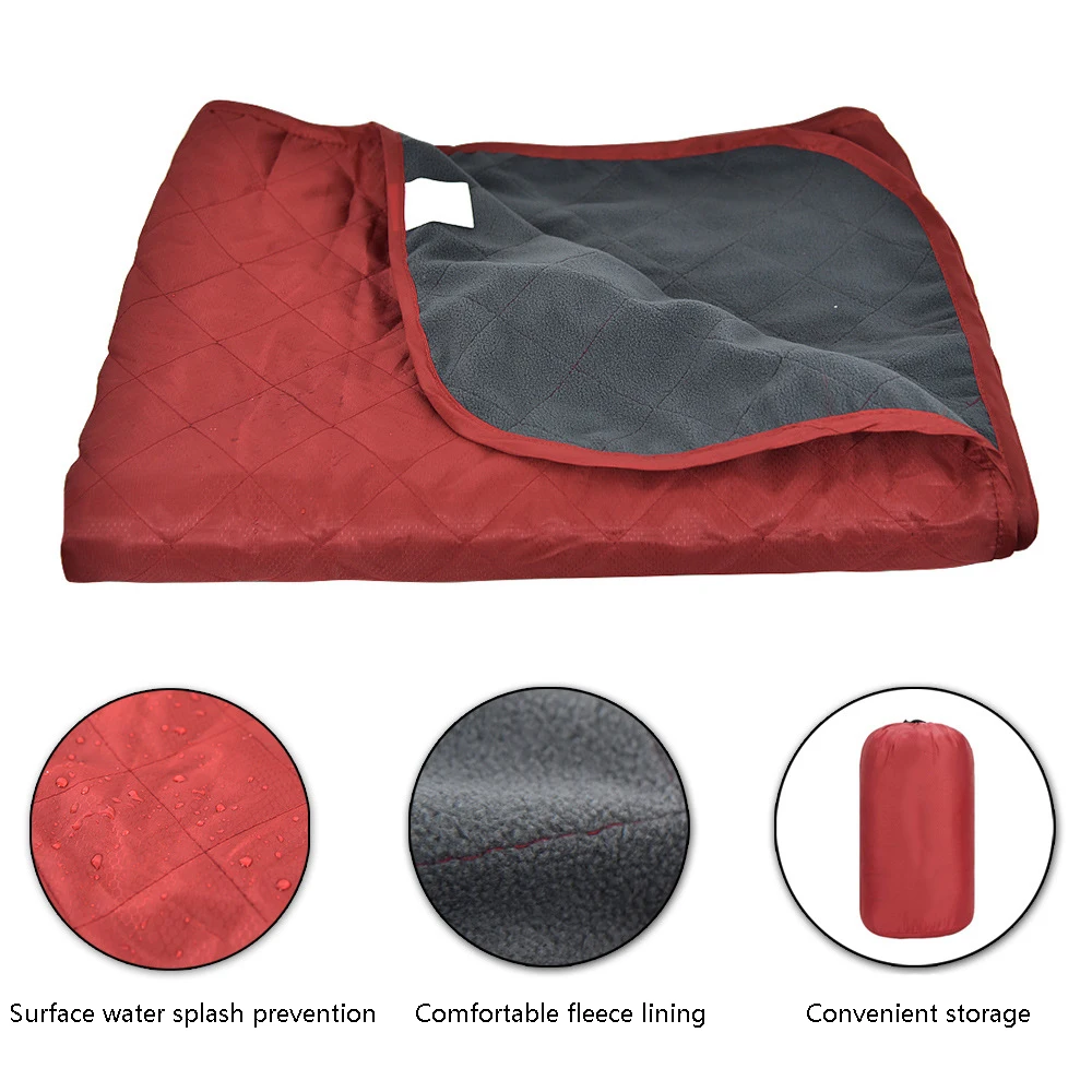 Air Conditioning Blanket for Mountaineering,Camping, Picnic, Moisture-Proof, Cold-proof, Warm,Fleece Mat,Office Sofa,Lunch Break