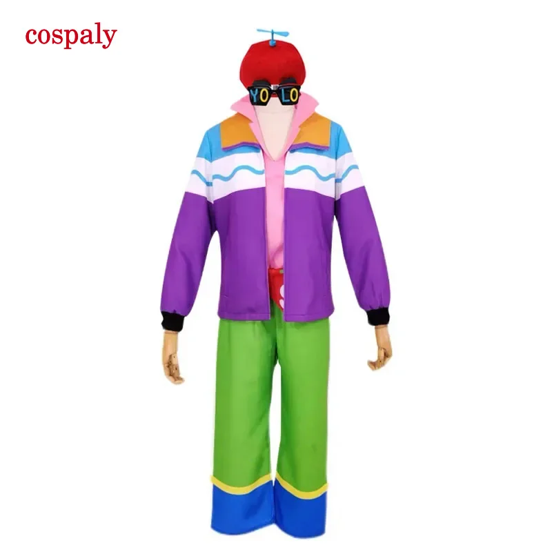 A Undertale AU Fresh! Sans Cosplay Costume Uniform Game Full Set Clothing Include Hat Pocket Halloween Party Carnival Suit Outfi