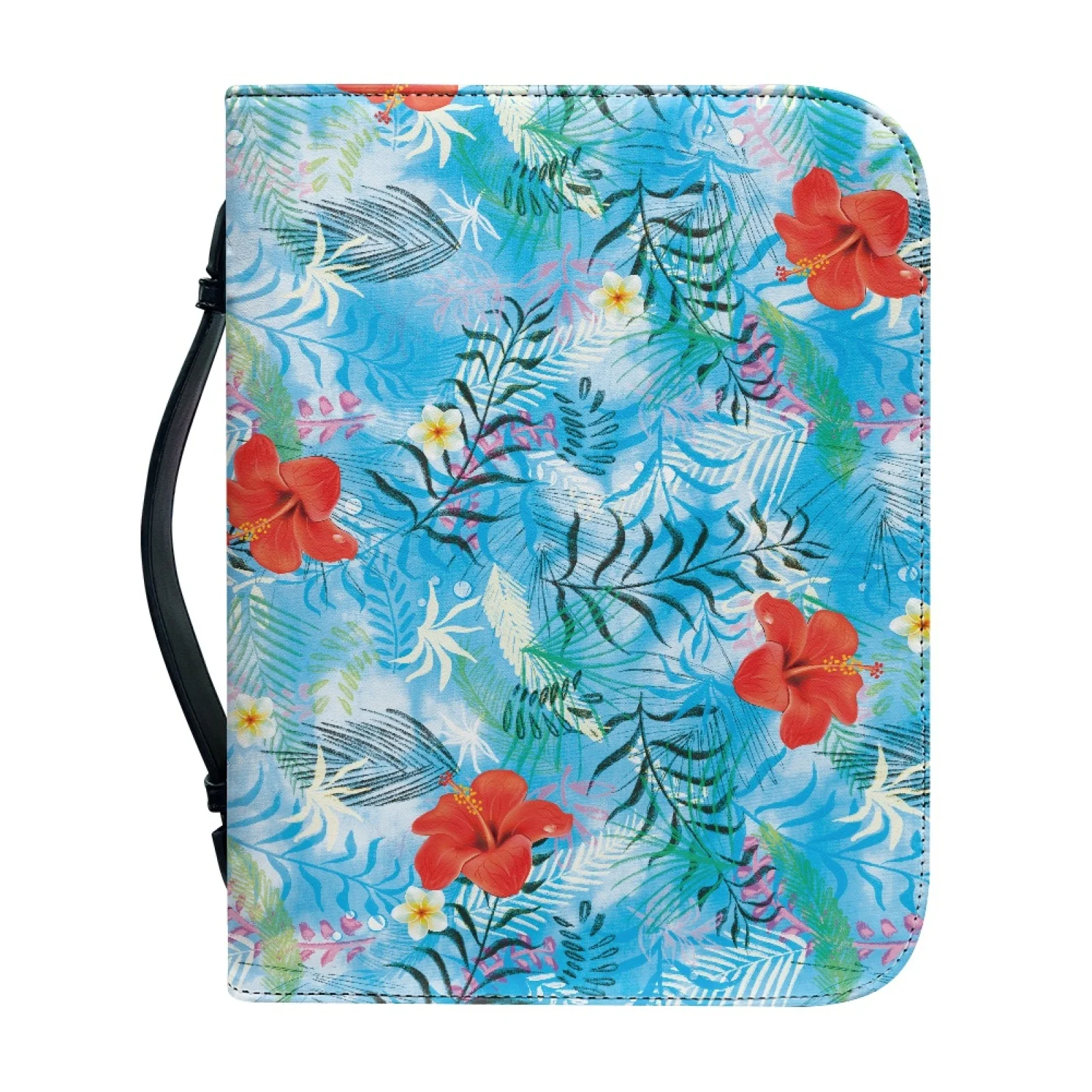 XIXIRIMIDO Floral Print Lightweight Bible Cover for Prayer PU Leather Book Protector Handbag 2026 Collection