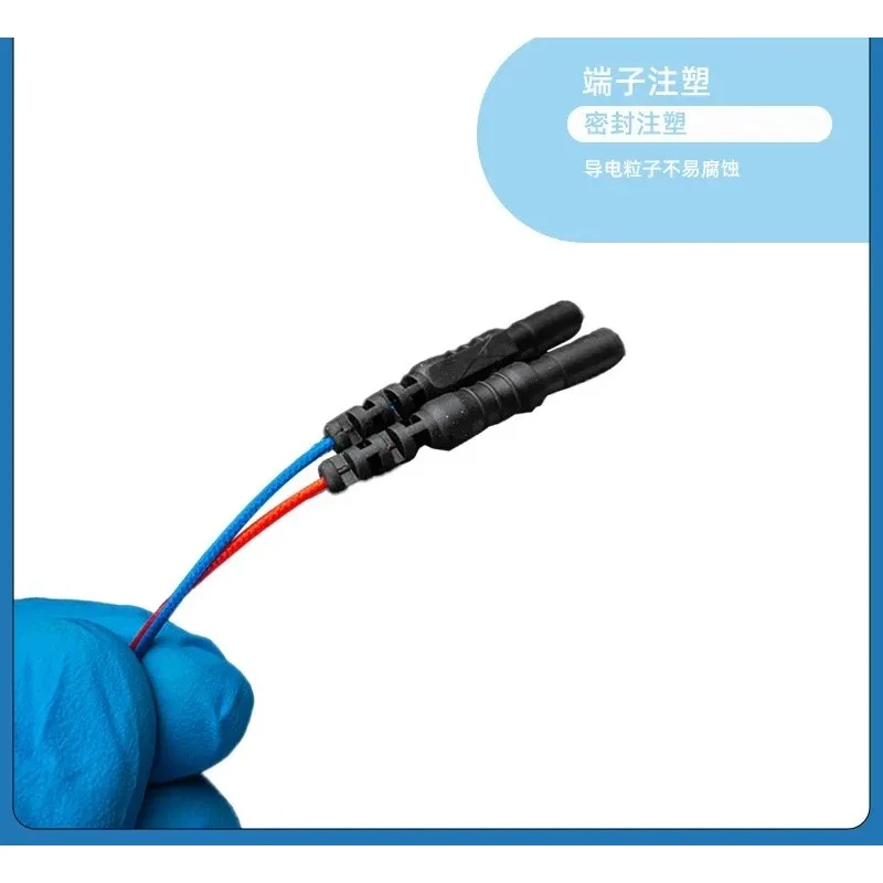 EEG Tin Ear Clip Electrode Disc-Type Electrode Wire with Conductive Paste for EEG Signal Acquisition & Medical Monitoring
