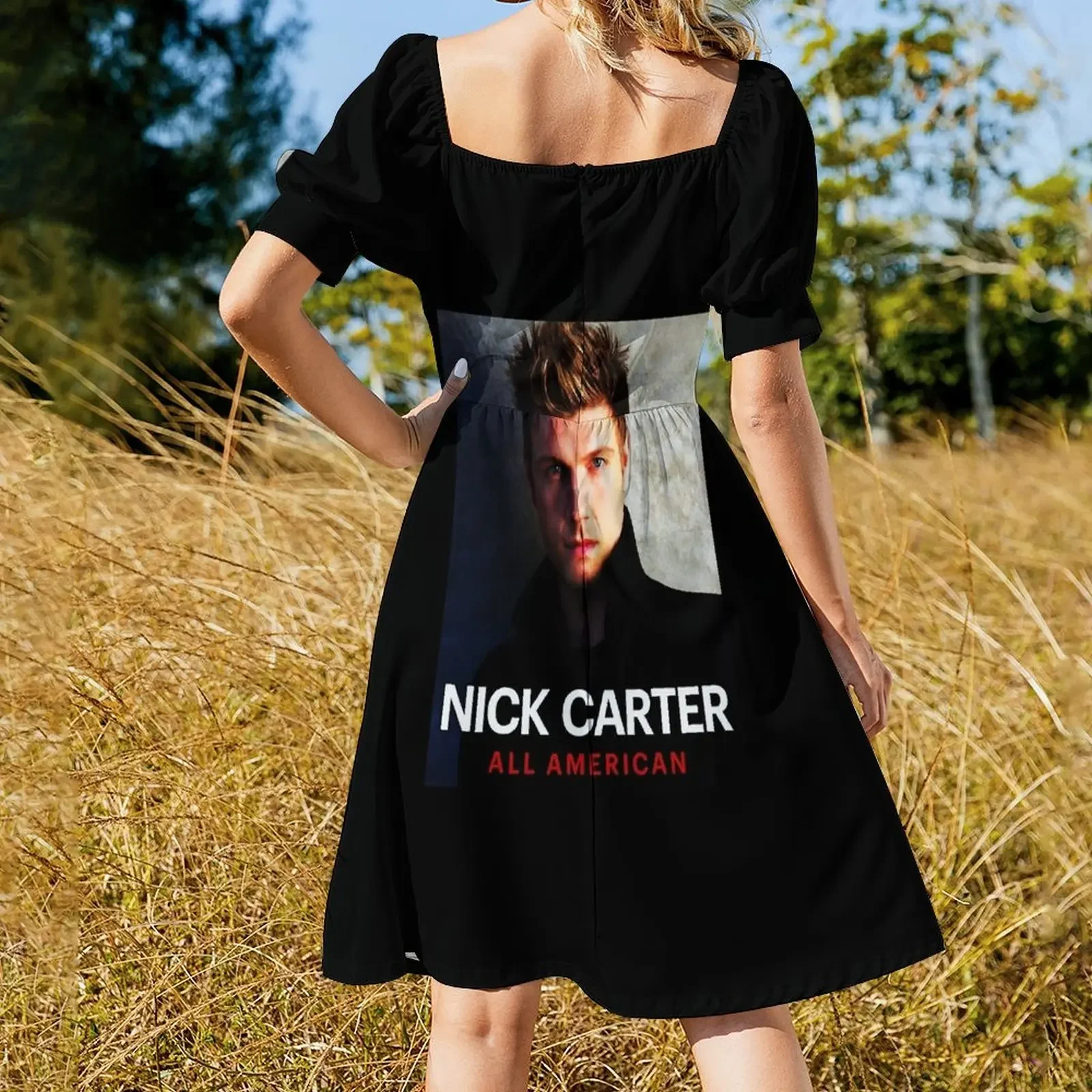 Besonderes Singer Man Country Nick Carter Redeki Trending Seller Ärmelloses Kleid Kleidung Damen Sommer 2025, Kleid