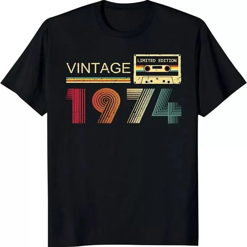 

Vintage 1974 Theme For 50th Birthday Party T Shirt