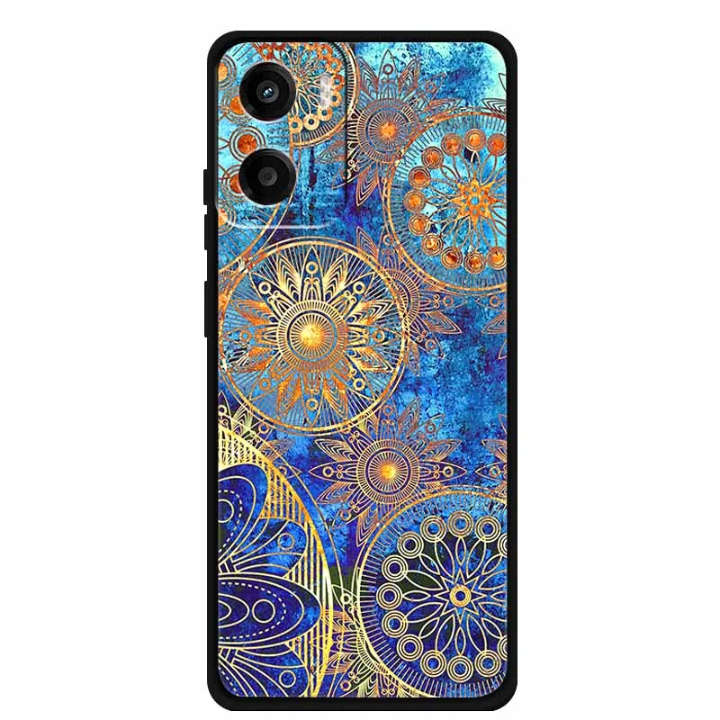 لموتورولا موتو G06 4G حالة الكرتون الحيوان لينة سيليكون بولي TPU جراب هاتف ل موتو G06 4G الزهور الغبار واقية فوندا جديد #2