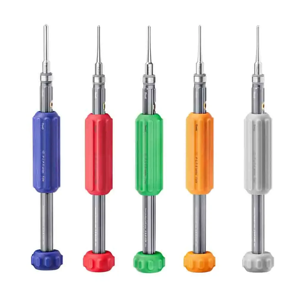 QianLi New Point-Line-Plane 3D Screwdrivers Metal Handle Adjustable Silicone Sleeve Screwdriver Kit Phone Disassembly Hand Tools