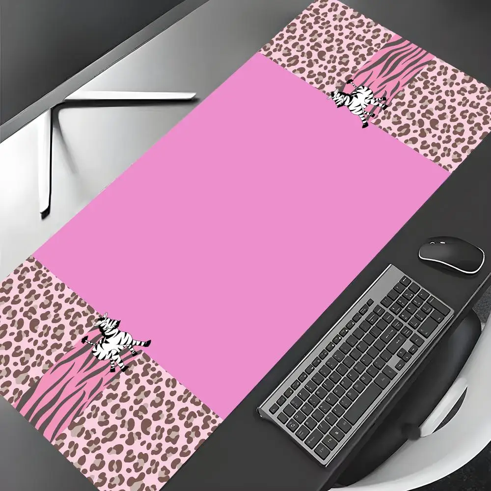 

Leopard print and zebra print Mouse Pad Desk Mat Gaming mat pc accessories rubber anti-slip keypad expansion pad office desk mat