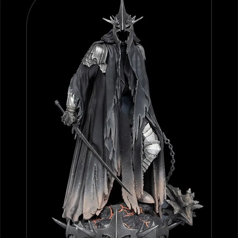 

Iron Witch King Nazgul Ringwraith In Lord Rings Action Figure Toy 26cm Collection Statue Model Pvc Gift Desktop Ornaments