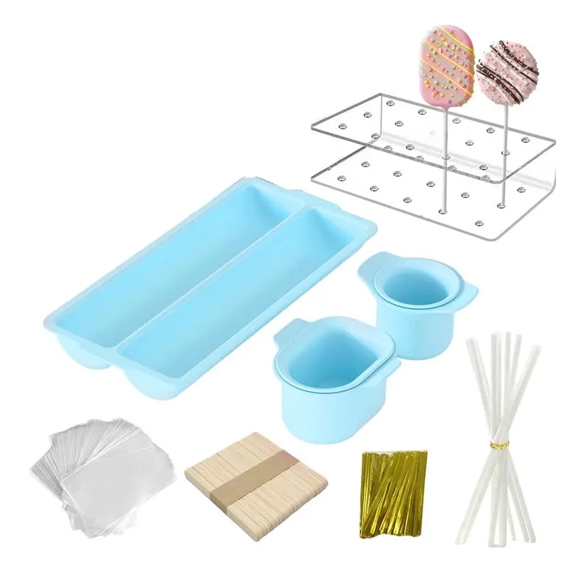 B23B 8-Piece Ice Cream-Shaped Cake Mold Set