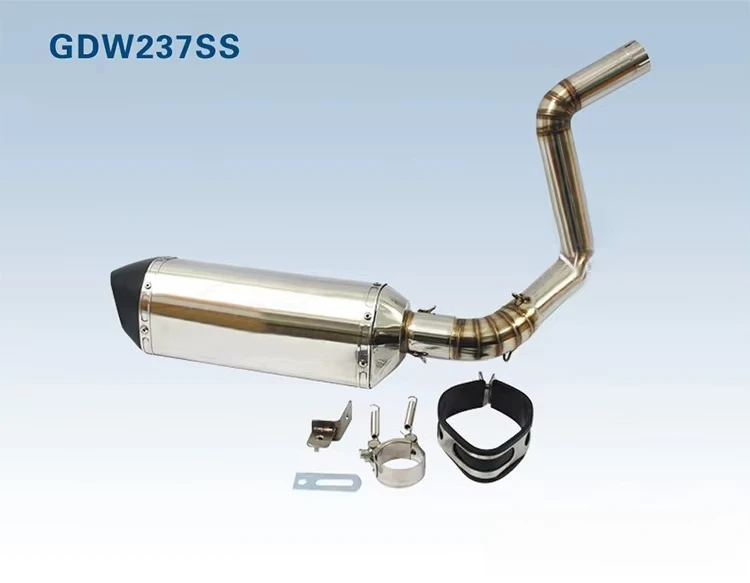 

STLF Chinese Motorcycle Exhaust Good Performance Motorcycle Part Stainless Steel Exhaust Muffler for DUKE 200