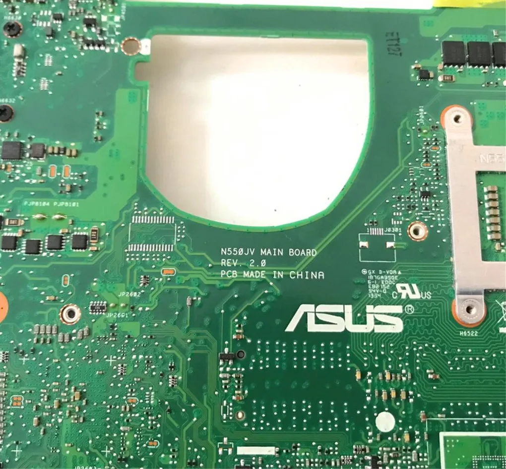 Scheda madre del computer portatile per ASUS N550J N550JK N550JV Q550JV N550JX I7-4700HQ GTX850M 4GB N550JK scheda madre del computer portatile