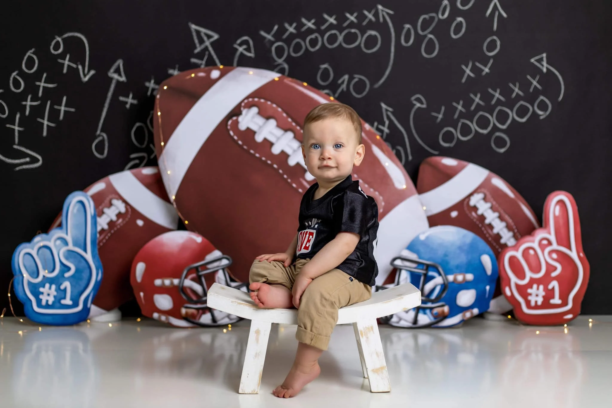 Rugby Kickoff Time Backdrops Kids Boy Sport Photography Child Baby Birthday Cake Smash Photocall Backgrounds