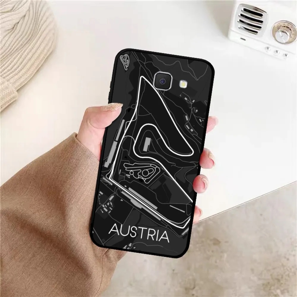 F1 Race Track Prints Phone Case For Samsung J 7 Plus 7core J7 Neo J6 Plus Prime J6 J4 Mobile Cover