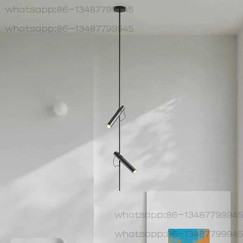 

Bedroom Bedside Small Chandelier Modern Minimalist Creative Designer Adjustable Multi-head Living Room Background Wall Lamp
