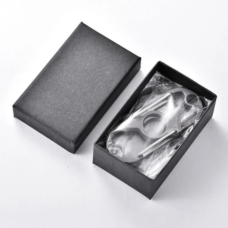 Titanium Alloy Key Chain Buckle Hiking Camping Equipment Survival Outdoor EDC Tools Travel Gadgets Car Keychain Bottle Opener - Image 6