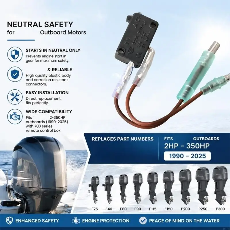 703-82540-00 703-82540-01 Neutral Safety Microswitch Assembly for 703 Series Remote Control Box Service with Two H9EE