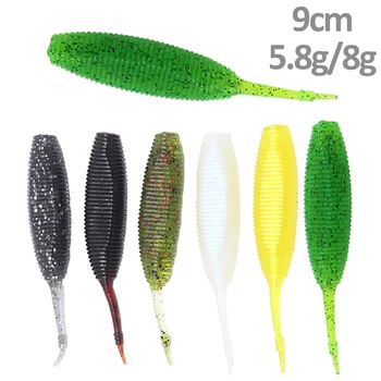 내구성 있는 낚시 미끼 시뮬레이션 올챙이 미끼, 잠수 가짜 미끼, 9cm, 5.8g, 8g