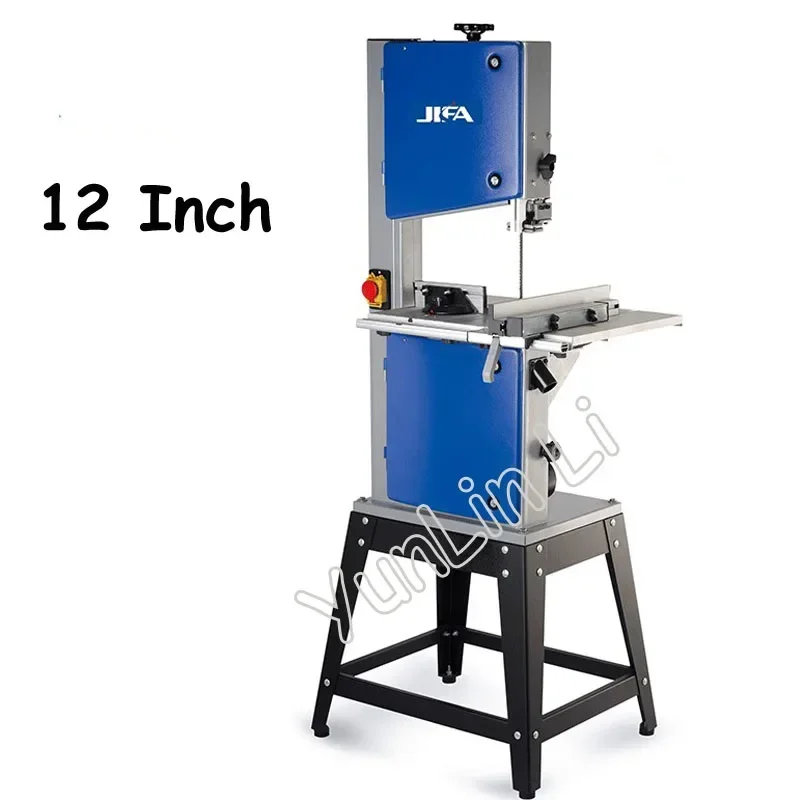 

12 Inch Woodworking Band Saw Household Work Table Cutter Solid Wood Woodworking Machinery Wire Saw MJ12