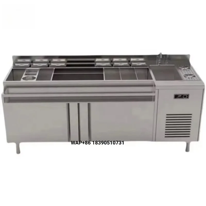 Latest Design Under Transportable Bar Cocktail Station With Freezer