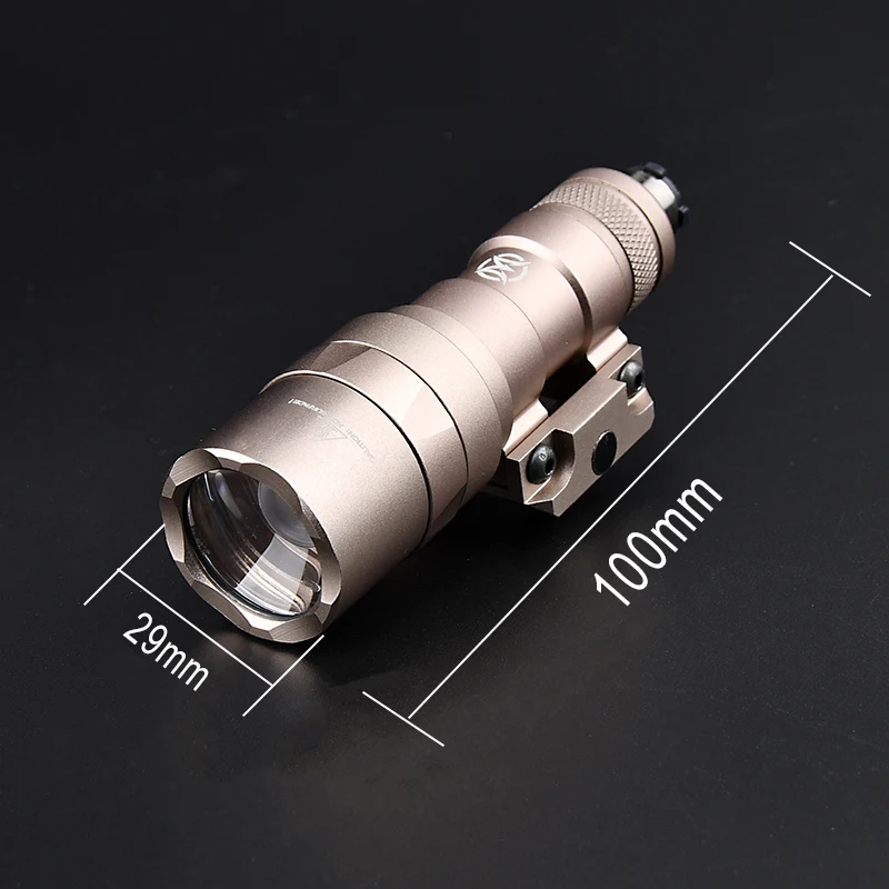 WADSN Tactical M300 M300C Metal Flashlight 510 Lumens White LED Scout Light Fit 20MM Picatinny Rail Hunting Weapon Airsoft Parts