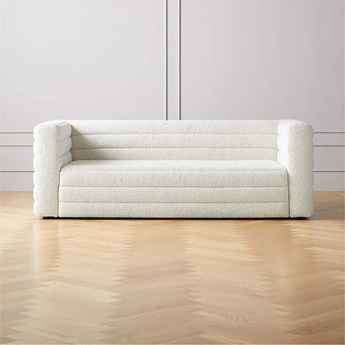 Boucle White Living Room Sofa Manufacturer High End Sofa