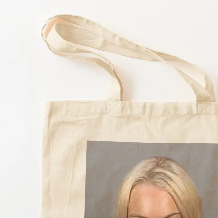 Lindsay Lohan Mugshot Tote Bag Eco bag custom canvas bag bags for women tote university