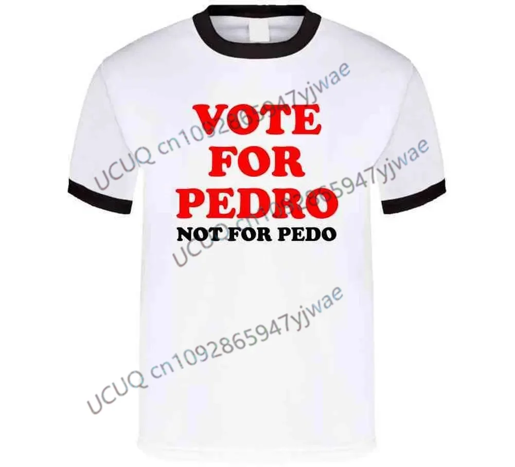 Napoleon Dynamite Vote For Pedro Unisex TShirt Casual Simple Short Sleeved Fashionable Streetwear Summer Women Men's T-Shirt - view 2