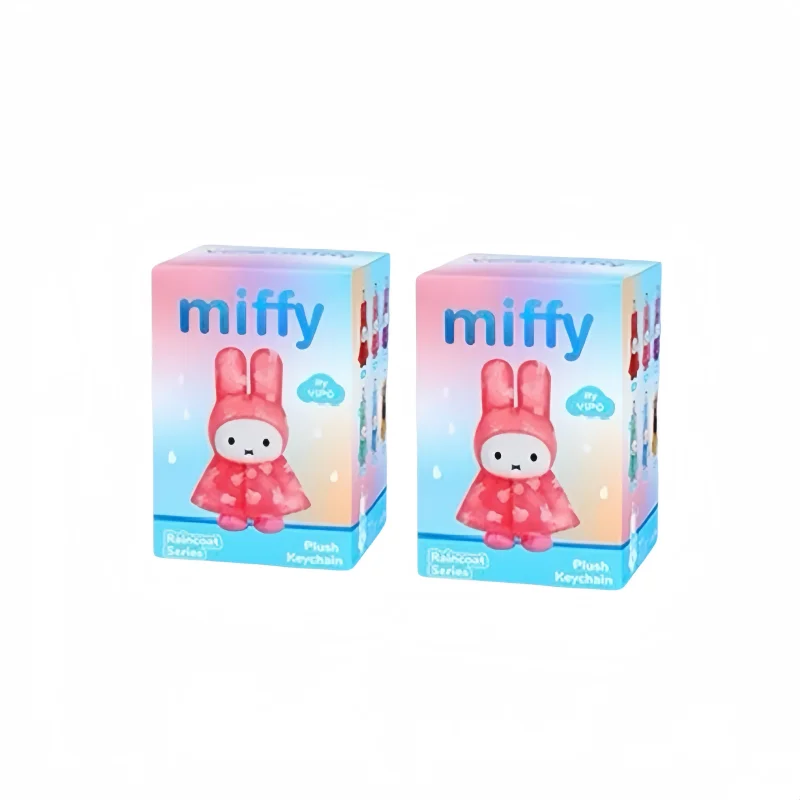 Vipo Miffy New Blind Box Raincoat Series Trendy Toy Mystery Box Cute Collectible Figurine Doll Ornament Bag Charm Birthday Gift image 3