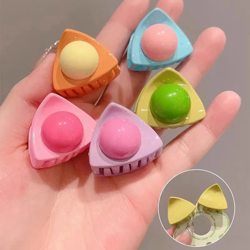 

2pcs Children Cat Ear Broken Hair Clips Bangs Hairpins for Baby Girls Forehead Hair Claw Style Accessories That Do Not Harm Hair