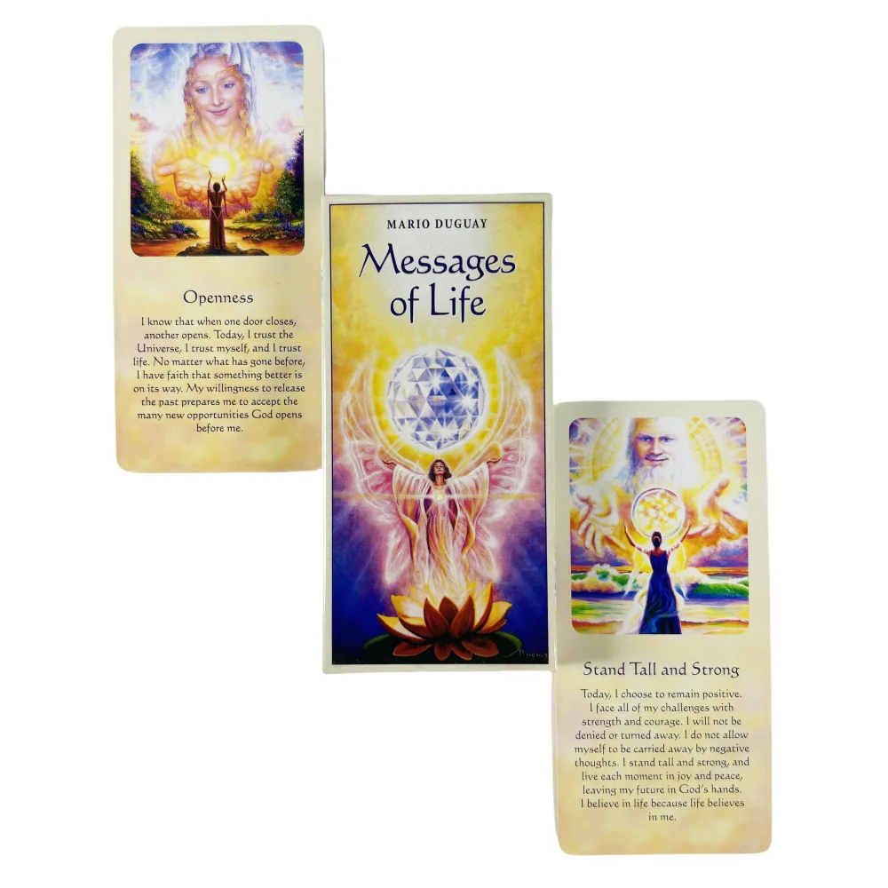 Messages Of Life Tarot Board Game 54 Pcs Board Game Cards For Party