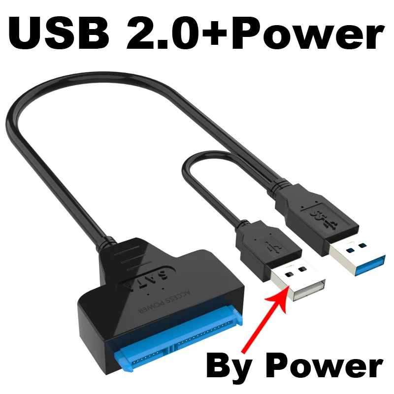 SATA to TYPE-C 3.1 USB 3.0 / 2.0 Cable Adapter UP To 6 Gbps 7+15/22 pin For Support 2.5   Inch External SSD HDD Hard Drive  III