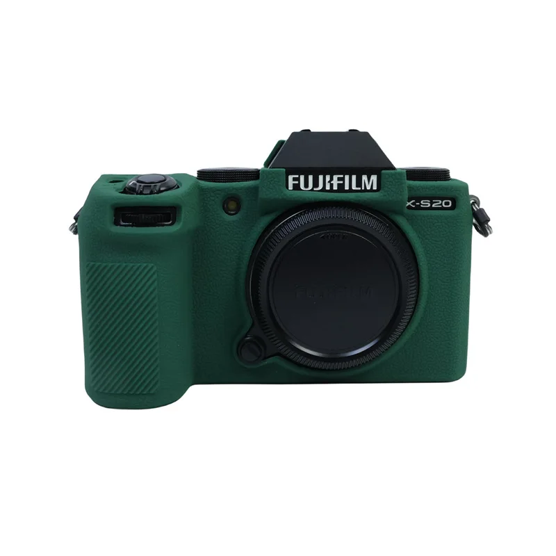 Silicon Rubber Armor Skin Case Body Cover Protector for Fujifilm X-S20 Fuji XS20 Mirrorless Camera Shell Protective Soft Bag