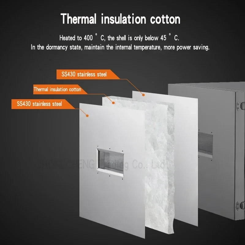 15-Zoll-Raupen-Pizzaofen, kommerzielle elektrische Heißluftzirkulation, intelligenter Pizzaofen, multifunktionaler Hamburgerofen