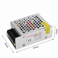 DC24V 5A 120W/2A 48W Switching Power Supply Regulated Waterproof Adapter Overload Protection AC100-240V LED Driver