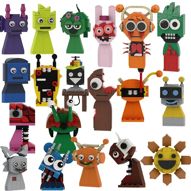 Sprunki blocos de construção brinquedos sprunki incredibox sprunki jogo dos desenhos animados travesseiro crianças presentes aniversário presente natal