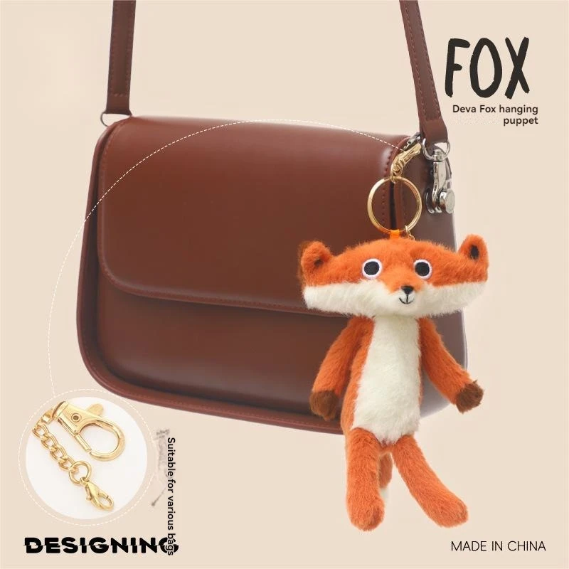 Deva Fox Ciondolo Buon Fratello Peluche Divertente Bambola Bambola Bambola Ragazza Cuscino Regalo