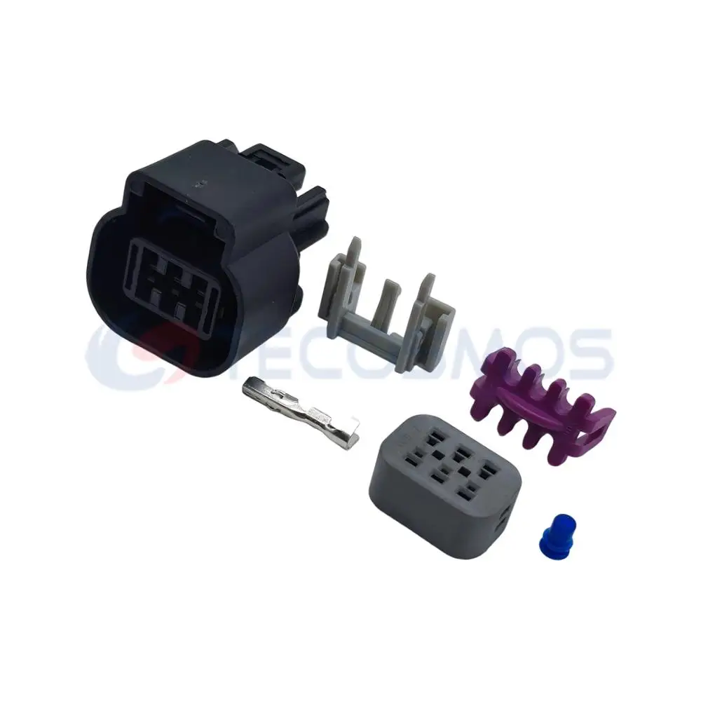 1/5/10 PCS 6 Pin Automotive Connector Throttle Motor Drive wire harness Plug Socket 15355297 15418498 For BUICK Chevrolet