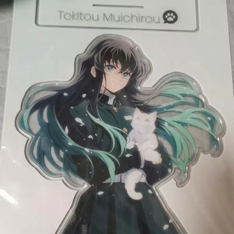 

Tokitou Muichirou Acrylic Stand Figure Demon Slayer: Kimetsu No Yaiba Anime Peripherals Delicate Cat Hug Series Desktop Ornament
