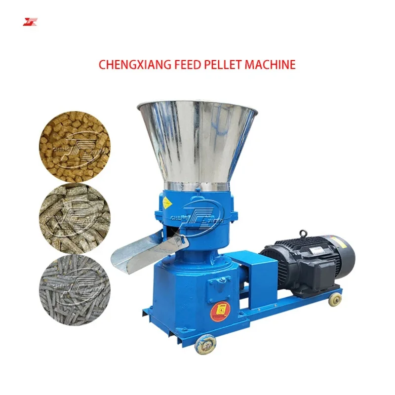 

Chengxiang Small Flat Die Mill Pelletizer Chicken Food Making Machine Animal Feed Pellet