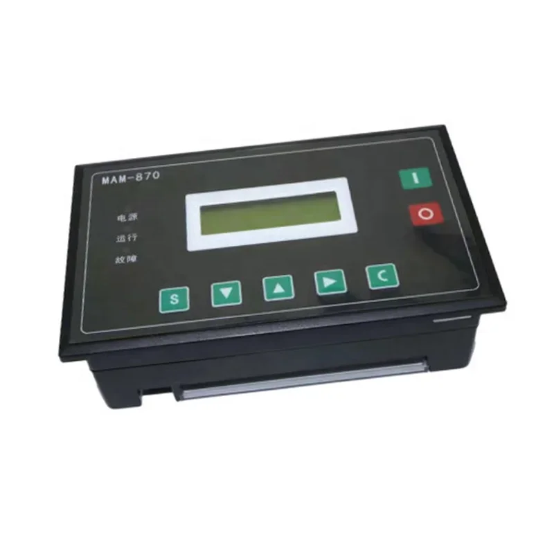 Screw Air Compressor Control Panel Eletronic PLC Controller MAM-870  with Pressure and Temperature Sensor