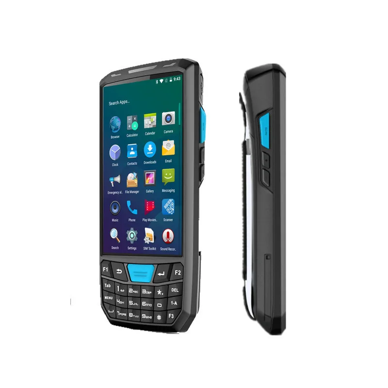 Industrial Mobile Phones Data Collector Waterproof Rugged QR Code Barcode Scanner Pda NFC Android 8.1 PDA