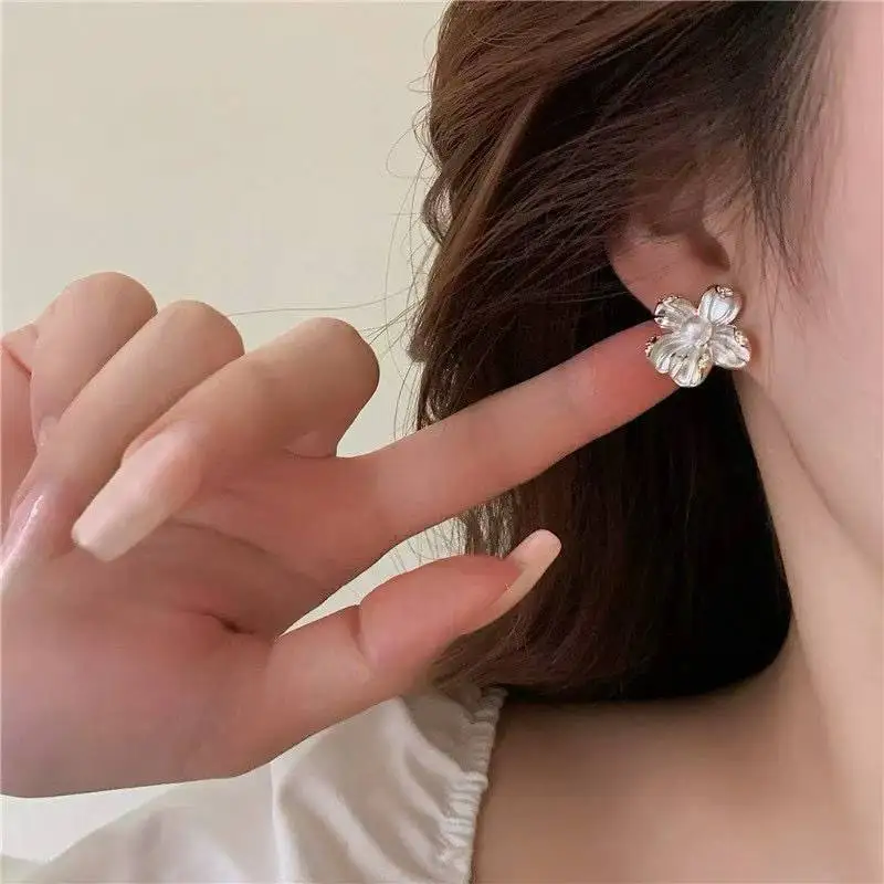 Certificated 3pcs/Set Natural Freshwater Pearl Flower Jewelry 14K Gold Filled Floral/Butterfly Ear Studs/Pendant Necklace/Ring view 5