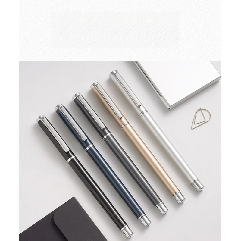 

Металлическая шариковая ручка — ручка с черными чернилами для плавного письма для офиса и школы