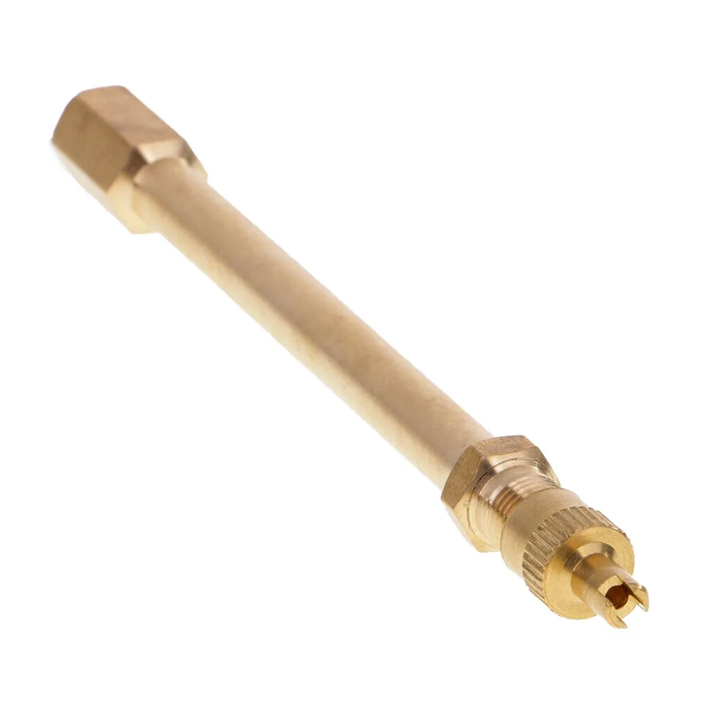 Bike Tire Valve Extension Rod Extender Extension Parts 100mm Valve 6Pcs Yellow Accessory Replacement Stem Tire